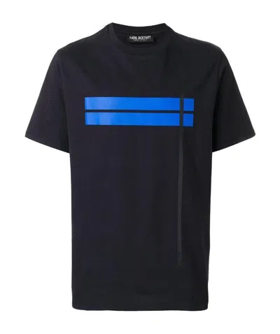 Neil Barrett Logo T-shirt In Black