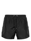 Neil Barrett Drawstring Swim Shorts In Black