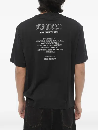 Neil Barrett Logo-print Crew-neck T-shirt In Black