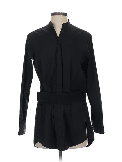 Pre-owned Neil Barrett Long Sleeve Blouse In Black