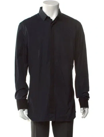 Pre-owned Neil Barrett Long Sleeve Dress Shirt In Black