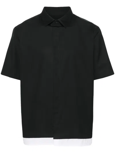 NEIL BARRETT LOOSE DOUBLE COTTON SHIRT