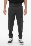 Neil Barrett Loose Fit Cargo Pants With Drawstring Waist