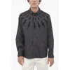 Neil Barrett Loose Fit Fairisle Thunderbolt Shirt