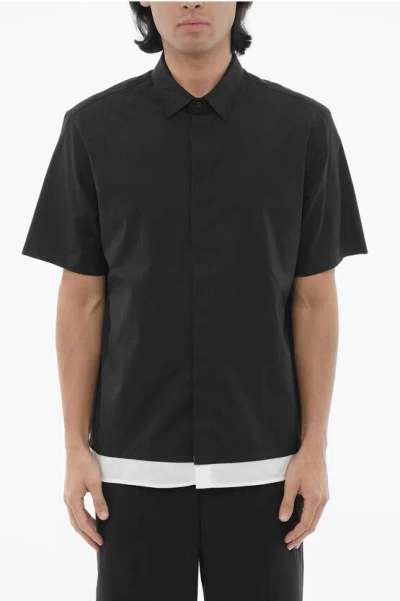 NEIL BARRETT LOOSE FIT SHORT SLEEVES SHIRT