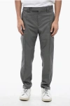 Neil Barrett Low-rise Clean Cotton Blend Chinos Pants