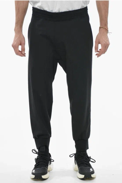 Neil Barrett Low-rise Elasticated Track Pants In Black