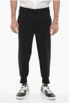 Neil Barrett Low Rise Slim Fit Jack Casual Pants In Black