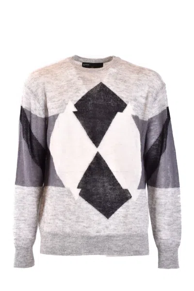 Neil Barrett Luxury Knitwear For Modern Men In Gray
