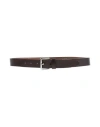 Neil Barrett Man Belt Dark Brown Size L Leather In Brown