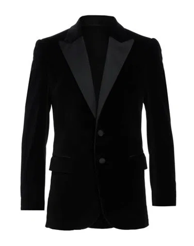 Neil Barrett Man Blazer Black Size 40 Cotton, Viscose, Elastane, Polyester