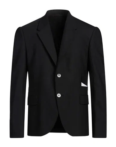 Neil Barrett Man Blazer Black Size 44 Polyester, Virgin Wool, Elastane, Cupro, Viscose