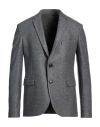 Neil Barrett Man Blazer Grey Size 42 Wool, Nylon