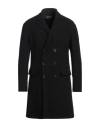 Neil Barrett Man Coat Black Size 40 Virgin Wool