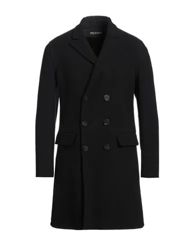 Neil Barrett Man Coat Black Size 40 Virgin Wool