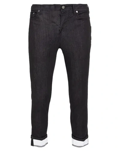 Neil Barrett Man Jeans Black Size 30 Cotton, Elastane