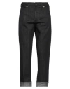 Neil Barrett Man Denim Pants Black Size 36 Cotton In Black
