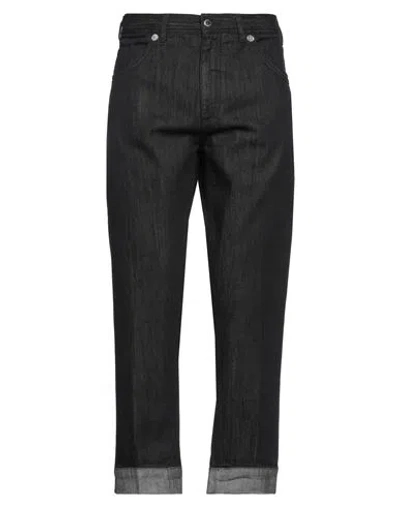 Neil Barrett Man Denim Pants Black Size 36 Cotton