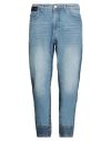 Neil Barrett Man Denim Pants Blue Size 36 Cotton In Blue