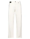 Neil Barrett Man Jeans Ivory Size 32 Cotton, Elastane In White