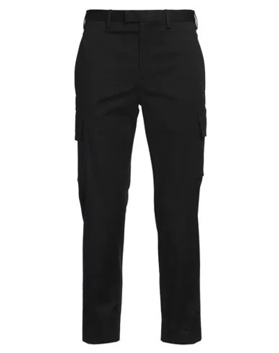 Neil Barrett Man Pants Black Size 36 Cotton, Elastane