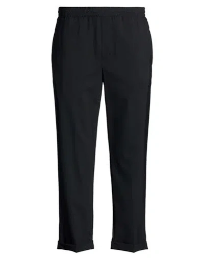 Neil Barrett Man Pants Black Size 38 Polyester, Virgin Wool, Elastane
