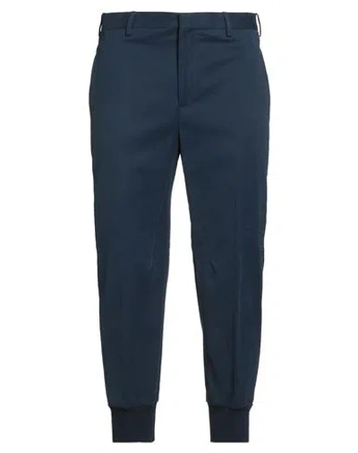 Neil Barrett Man Pants Blue Size 32 Cotton, Elastane, Polyamide