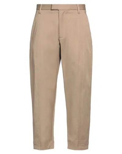 Neil Barrett Man Pants Khaki Size 28 Cotton, Elastane In Beige
