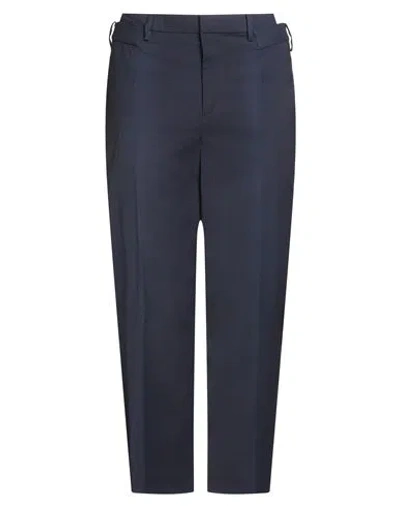 Neil Barrett Man Pants Navy Size 36 Polyester, Cotton, Elastane In Blue