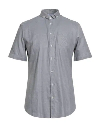 Neil Barrett Man Shirt Black Size 17 Cotton