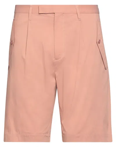 Neil Barrett Man Shorts & Bermuda Shorts Antique Rose Size 34 Cotton, Polyester In Pink