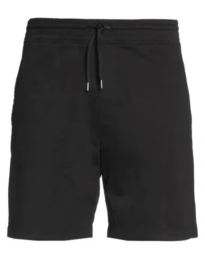 Neil Barrett Man Shorts & Bermuda Shorts Black Size L Cotton, Elastane