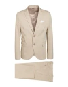 Neil Barrett Man Suit Beige Size 42 Cotton, Polyamide, Elastane In Beige