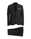 Neil Barrett Men's Peak Lapel Formal Two Piece Suit Black