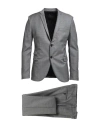 Neil Barrett Man Suit Grey Size 36 Virgin Wool, Elastane In Gray