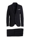 Neil Barrett Men's Peak Lapel Formal Two Piece Suit Black In Blue
