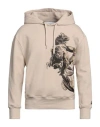 Neil Barrett Man Sweatshirt Beige Size L Cotton In Beige