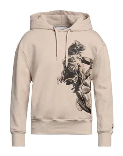 Neil Barrett Man Sweatshirt Beige Size L Cotton