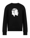 Neil Barrett Man Sweatshirt Black Size L Viscose, Elastane In Black