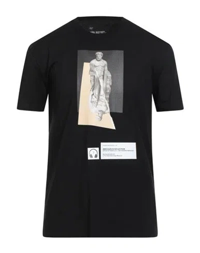 Neil Barrett Man T-shirt Black Size L Cotton