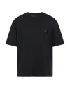 Neil Barrett Man T-shirt Black Size L Cotton In Black