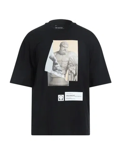 Neil Barrett The State Hermitage Museum Crewneck Torso Of Hercules T-shir In Black