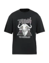 Neil Barrett Slim Fit Printed Rock Band Zodiac Taurus Crew-neck T-shirt In Black