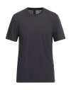 Neil Barrett Man T-shirt Charcoal Size Xl Cotton In Grey