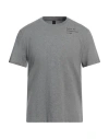 Neil Barrett Man T-shirt Grey Size M Cotton In Grey