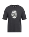 Neil Barrett Man T-shirt Lead Size 3xl Cotton In Grey
