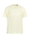 Neil Barrett Man T-shirt Light Yellow Size 3xl Cotton In Yellow
