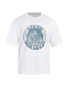 Neil Barrett Man T-shirt White Size 3xl Cotton In White