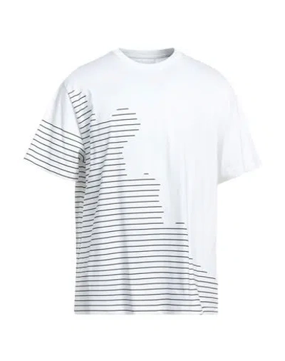 Neil Barrett Man T-shirt White Size L Cotton
