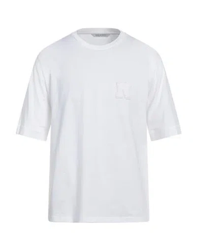 Neil Barrett Man T-shirt White Size S Cotton